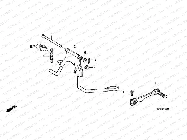 F-18 SUPPORT / BUMPER PEDAL