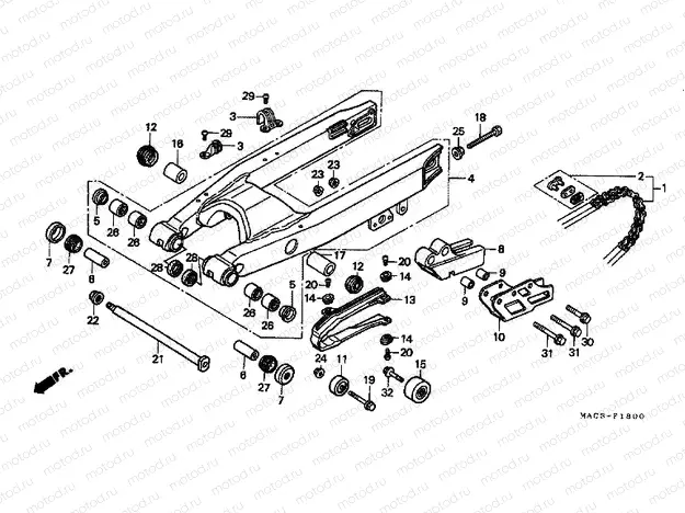 F-18 SWING ARM
