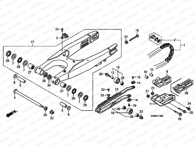 F-18 SWING ARM