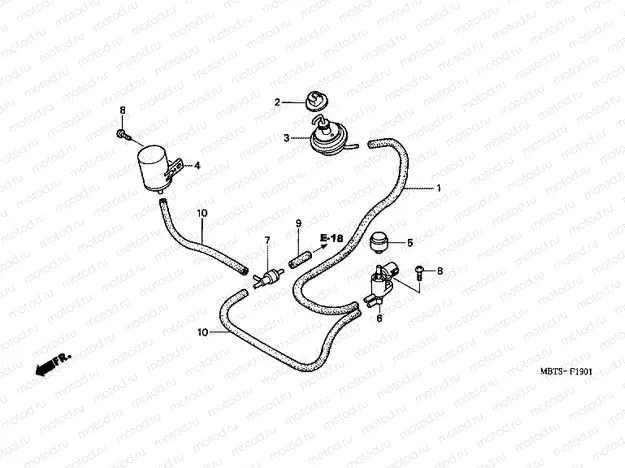 F-19-1 BYPASS CONTROL SOLENOID VALVE