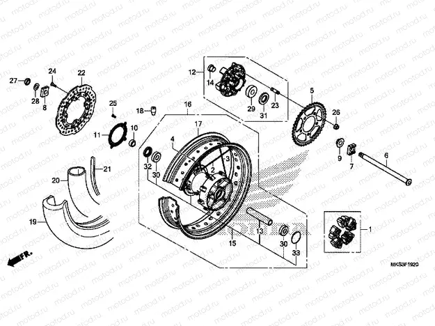 F-19-20 REAR WHEEL