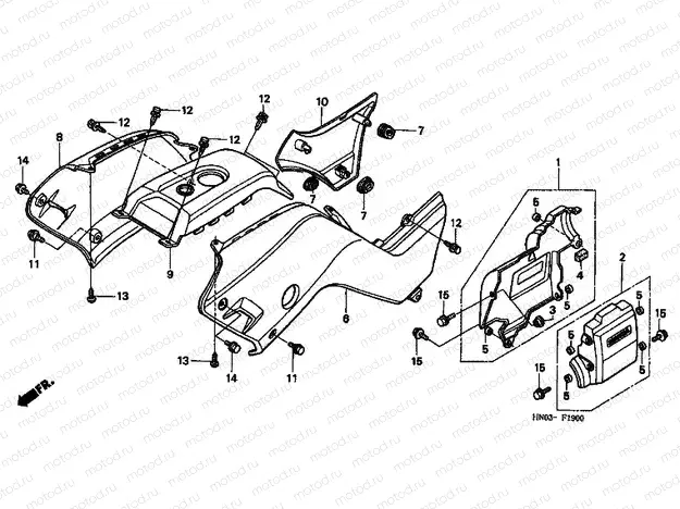 F-19 BODY COVER