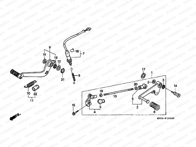 F-19 BRAKE PEDAL / PEDAL REPLACEMENT