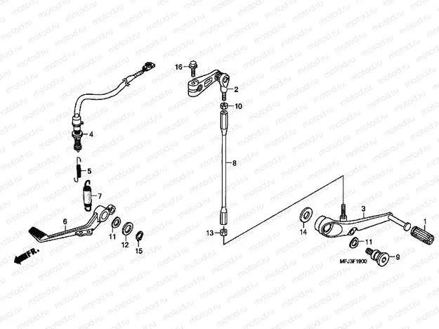 F-19 BRAKE PEDAL / PEDAL REPLACEMENT