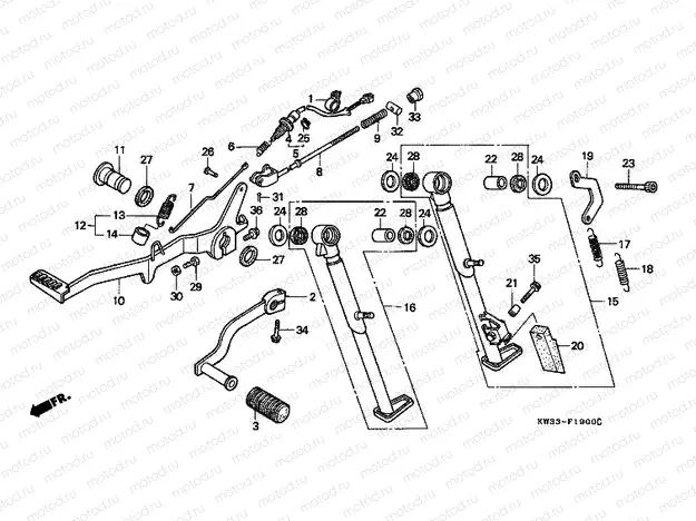 F-19 BRAKE PEDAL / PEDAL REPLACEMENT