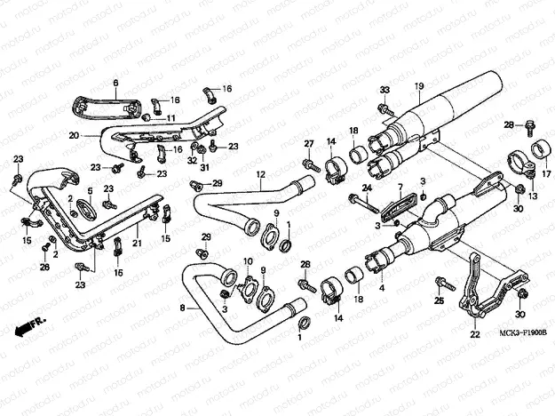 F-19 EXHAUST DRUM