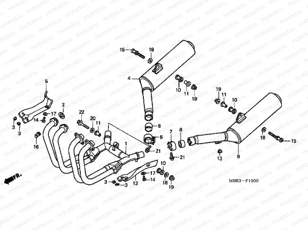 F-19 EXHAUST DRUM