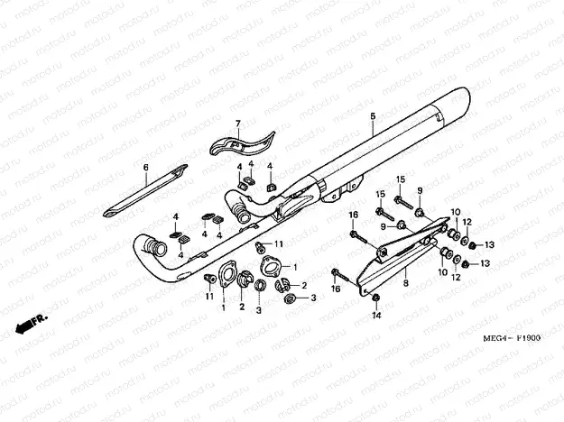 F-19 EXHAUST DRUM
