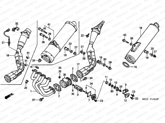 F-19 EXHAUST DRUM