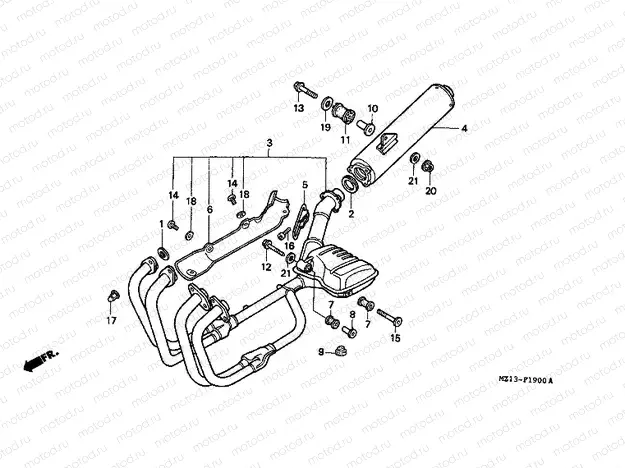F-19 EXHAUST DRUM