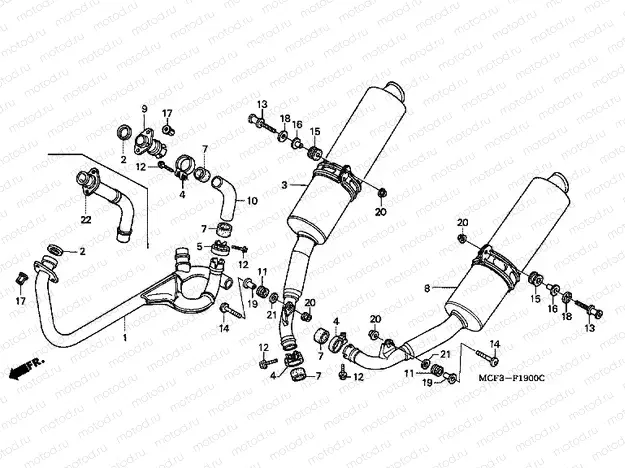 F-19 EXHAUST DRUM