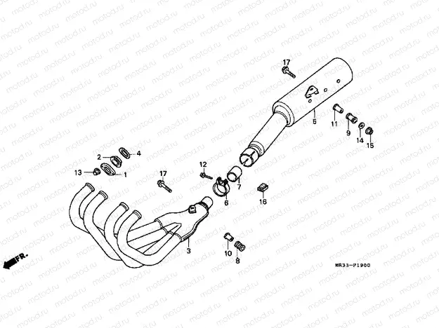 F-19 EXHAUST DRUM