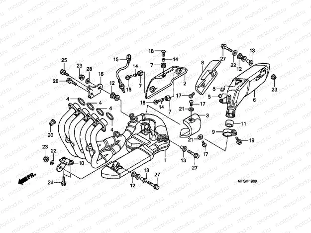 F-19 EXHAUST DRUM