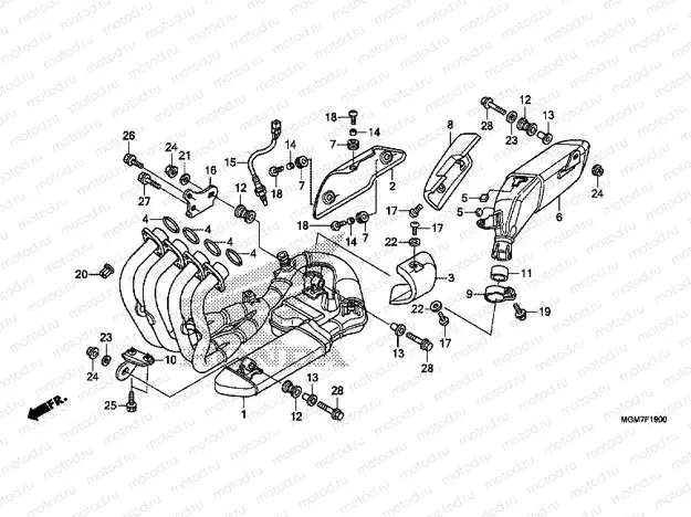 F-19 EXHAUST DRUM