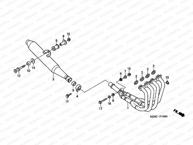 F-19 EXHAUST DRUM