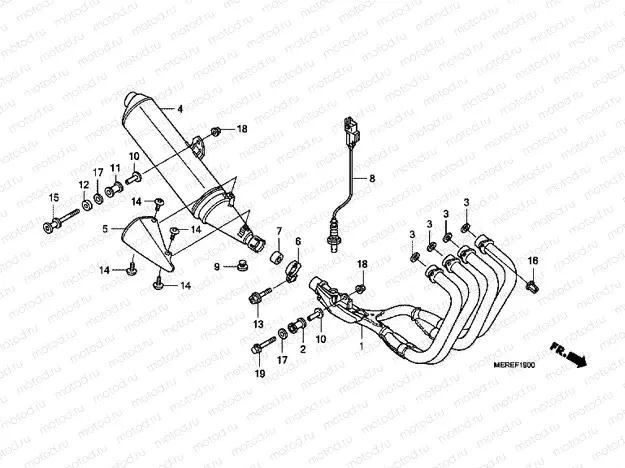 F-19 EXHAUST DRUM
