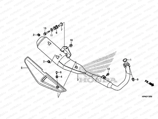 F-19 EXHAUST DRUM