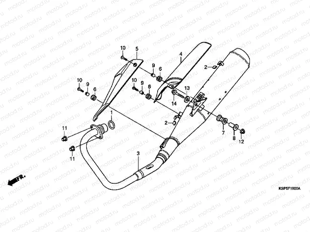 F-19 EXHAUST DRUM