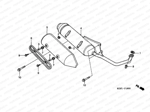 F-19 EXHAUST DRUM