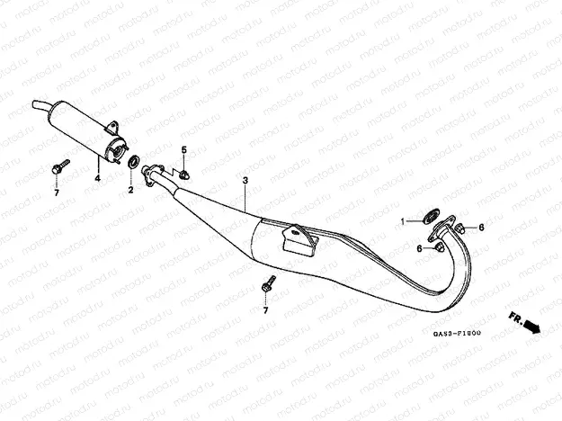 F-19 EXHAUST DRUM