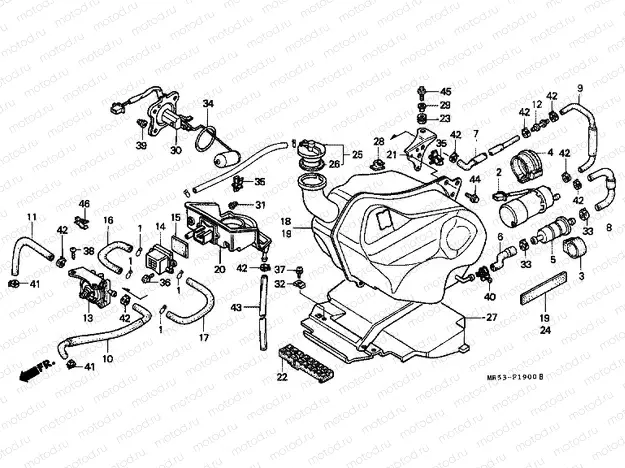 F-19 FUEL TANK / FUEL PUMP