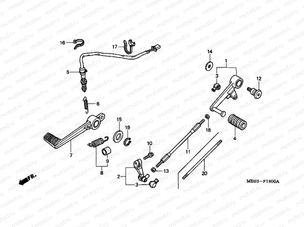 F-19 PEDAL