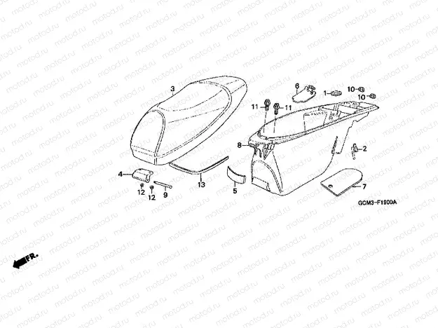 F-19 SEAT / LUGGAGE BOX
