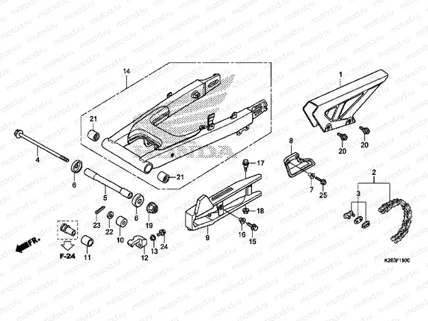 F-19 SWING ARM
