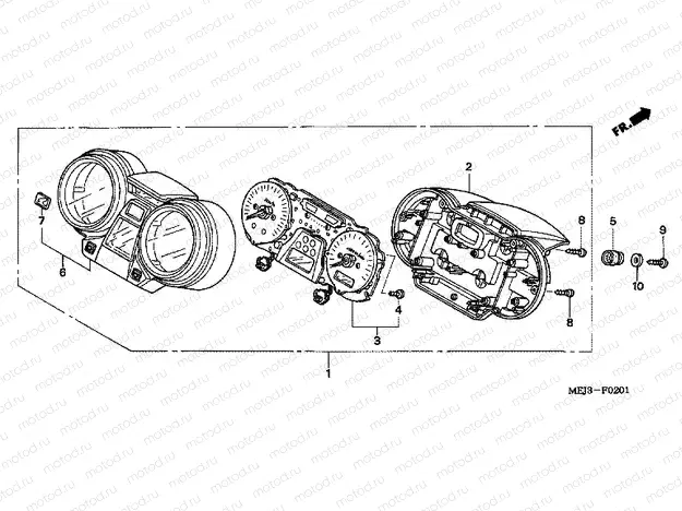 F-2-1 METER (CB1300S / SA)