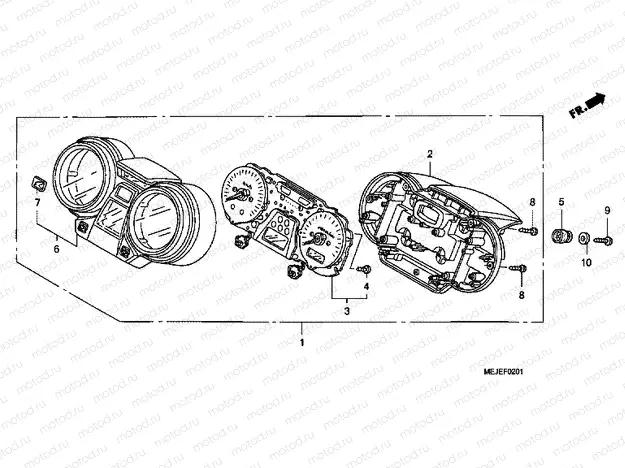 F-2-1 METER (CB1300S / SA)