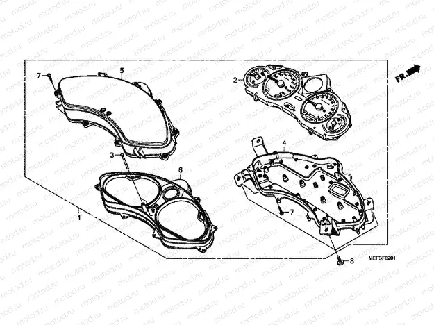 F-2-1 SPEEDOMETER (FJS400D9 / FJS400A)