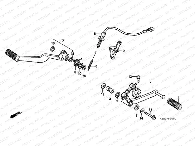 F-20 BRAKE PEDAL / PEDAL REPLACEMENT