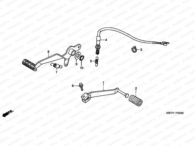 F-20 BRAKE PEDAL / PEDAL REPLACEMENT