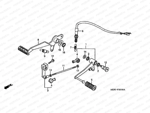 F-20 BRAKE PEDAL / PEDAL REPLACEMENT