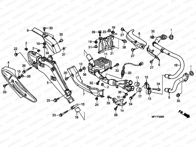 F-20 EXHAUST DRUM