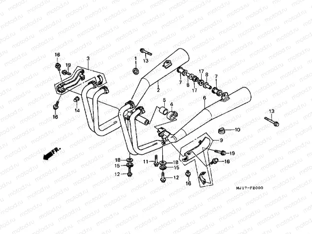 F-20 EXHAUST DRUM