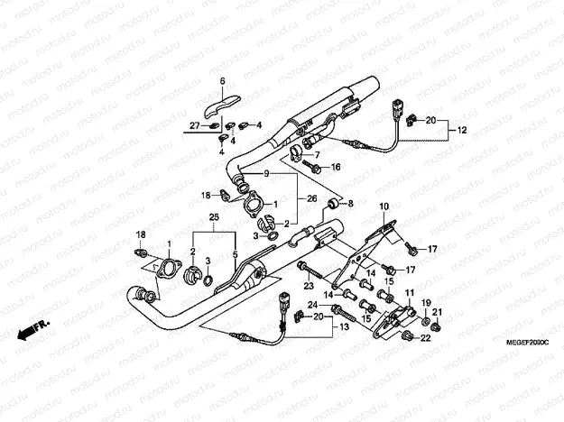 F-20 EXHAUST DRUM