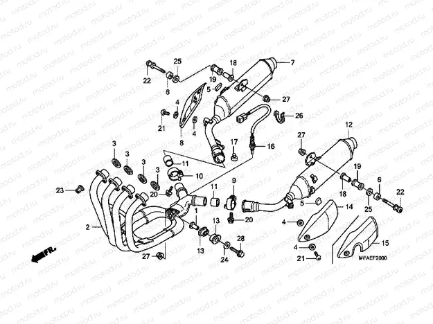F-20 EXHAUST DRUM