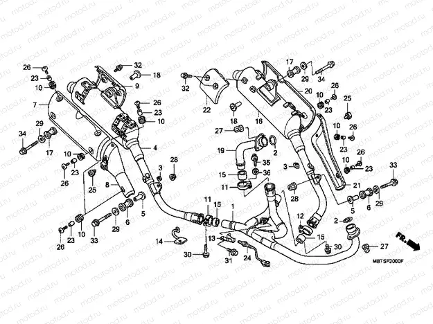 F-20 EXHAUST DRUM