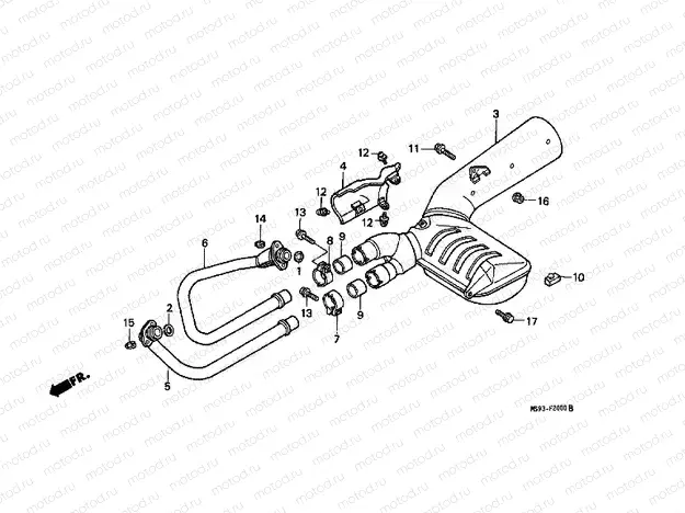 F-20 EXHAUST DRUM