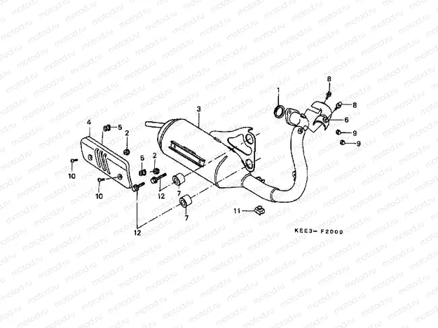 F-20 EXHAUST DRUM