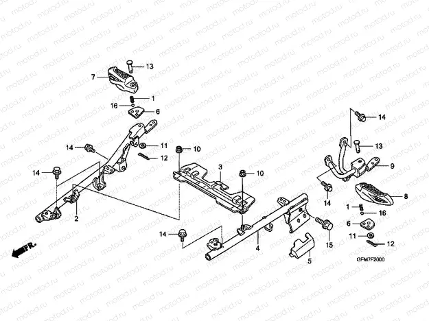 F-20 FOOTREST