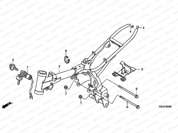 F-20 FRAME HOUSING