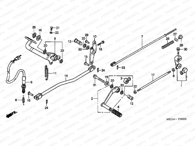 F-20 PEDAL