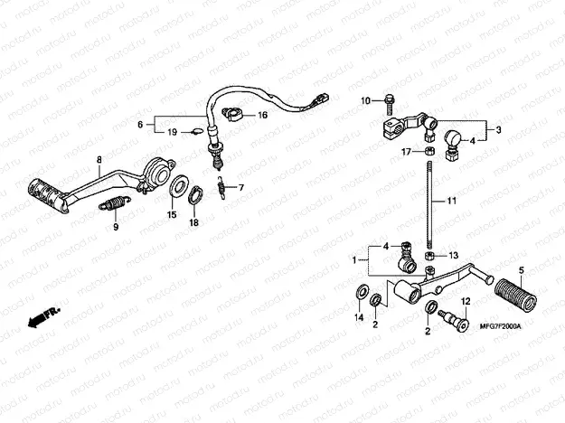 F-20 PEDAL