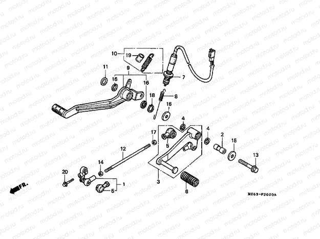 F-20 PEDAL