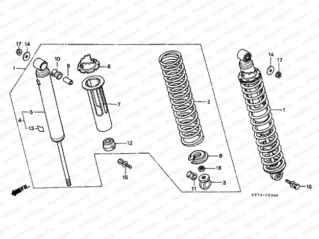 F-20 REAR SHOCK ABSORBER