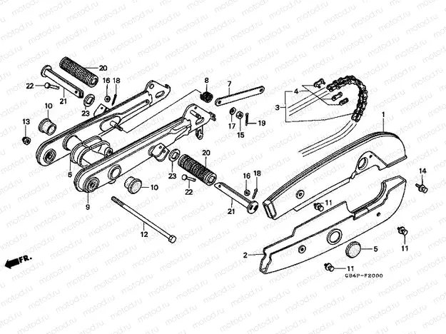 F-20 SWING ARM / CHAIN ​​CABINET