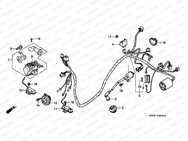 F-20 WIRING HARNESS / IGNITION COIL