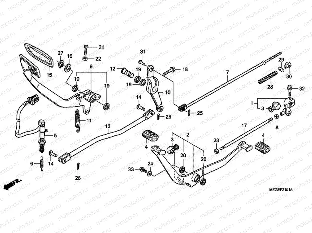 F-21-1 PEDAL (KO)